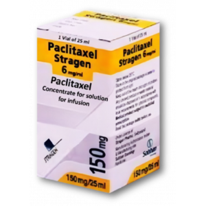 PACLITAXEL STRAGEN 150 MG / 25 ML ( PACLITAXEL 6 MG / ML ) CONCENTRATE FOR DILUTION FOR IV INFUSION 25 ML VIAL